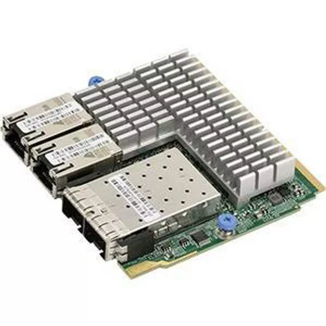 Supermicro AOC-MH25G-M2S2TM-O SIOM 2+2-Port - RJ45 - 25 GbE -  SFP28 Network Module