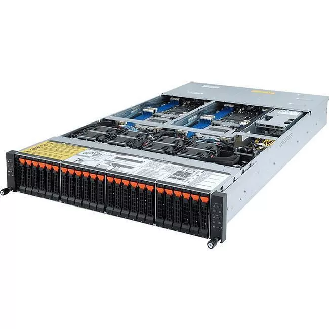 GIGABYTE H262-Z62 2U Rack-mountable Barebone - SoC - 4 Nodes - Socket SP3 - 2 x Processor Support