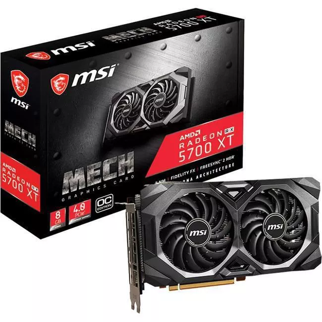 MSI R5700XTMHC MECH OC Radeon RX 5700 XT Graphic Card - 8 GB GDDR6