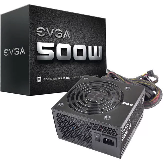 EVGA 100-W1-0500-KR 500W 80Plus Power Supply Unit
