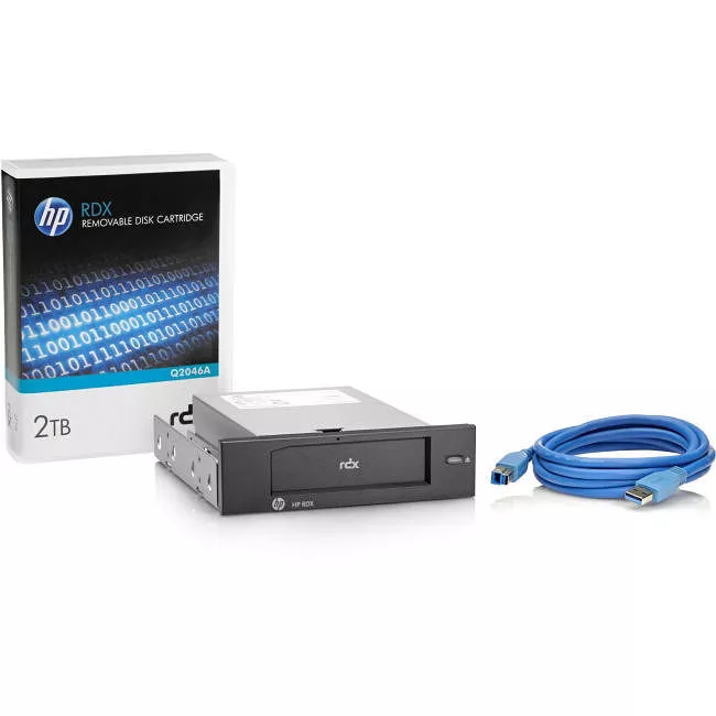 HP E7X52A RDX 2 TB Hard Drive Cartridge - Internal - USB 3.0