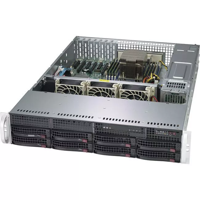 Supermicro AS-2013S-C0R A+ Server 2U Rack Barebone - System on Chip (SoC) - 1X AMD Socket SP3