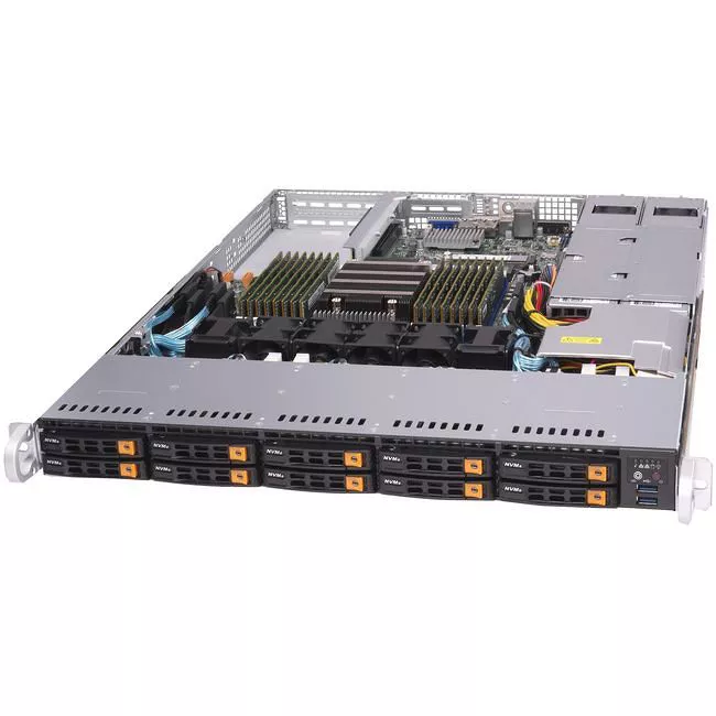 Supermicro AS-1113S-WN10RT 1U Rack Barebone - AMD EPYC 7001/7002 - Socket SP3