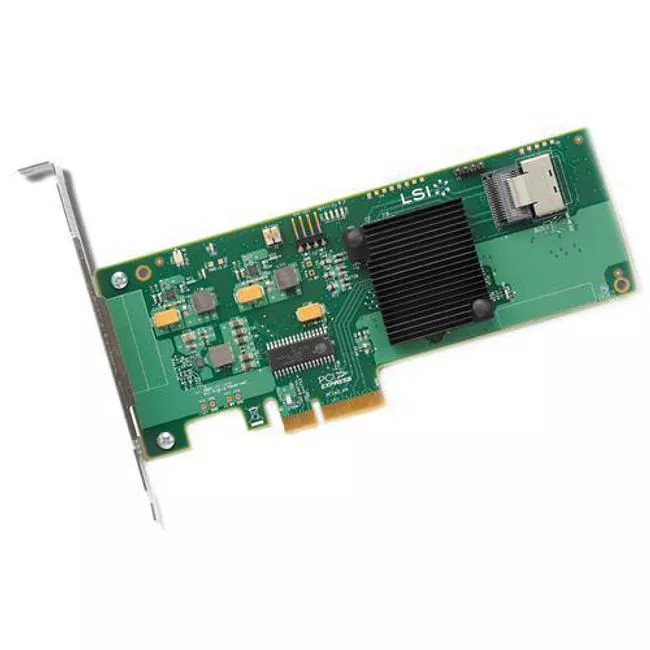 LSI LSI00190 4 Internal Port 6 Gb/s SAS Controller - H5-25211-01 / SAS 9211-4I SGL
