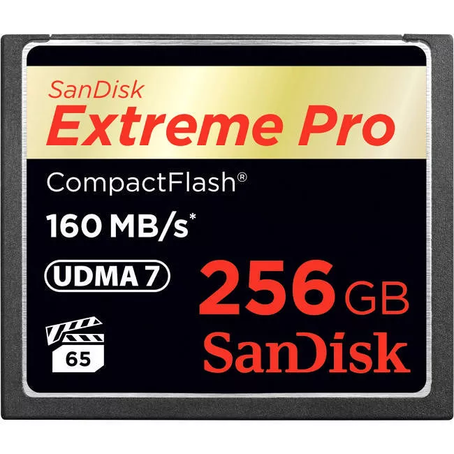 SanDisk SDCFXPS-256G-A46 Extreme Pro 256 GB High CompactFlash 
