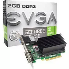 EVGA 02G-P3-1733-KR GeForce GT 730 - 2GB - PCle x8 - Dual Slot Graphic Card   