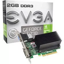 EVGA 02G-P3-1733-KR GeForce GT 730 - 2GB - PCle x8 - Dual Slot Graphic Card