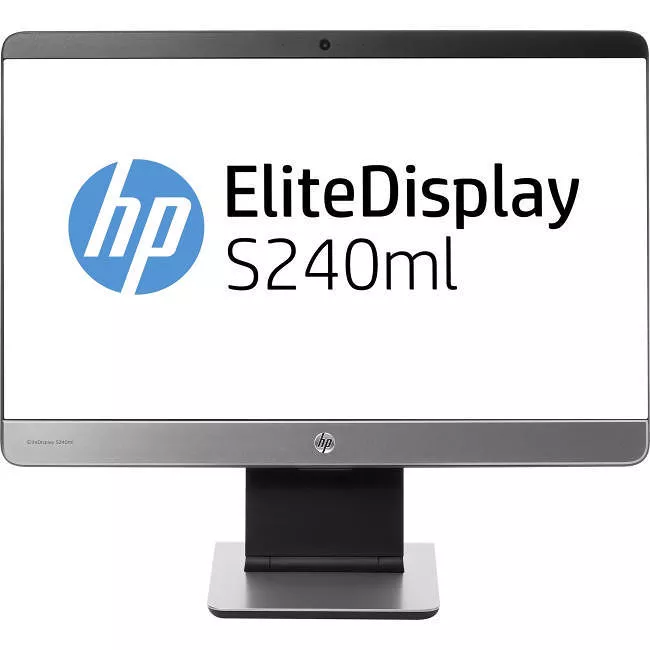 HP F4M47AA#ABA Elite S240ml Webcam Full HD LCD Monitor - 16:9 - Black, Gray