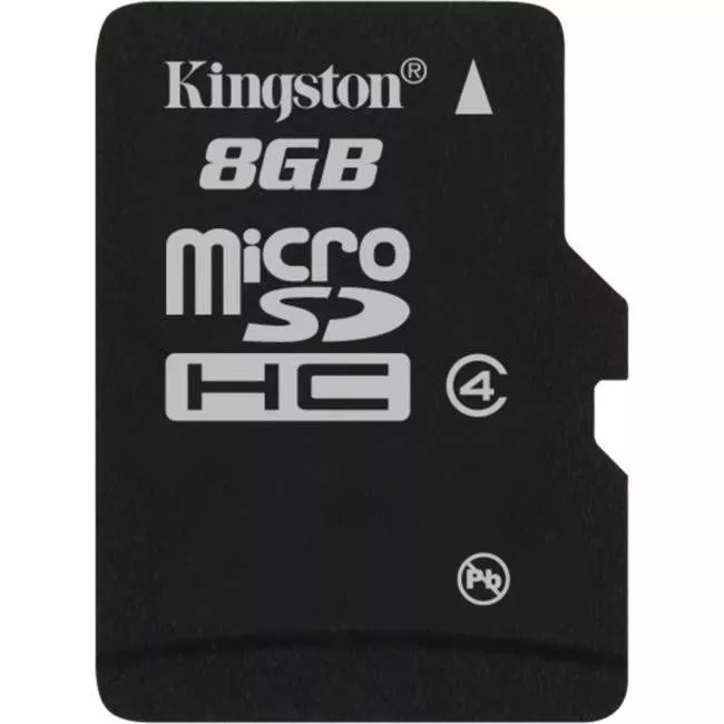 Kingston SDC4/8GBCP microSDHC Class 4 Flash Memory Card