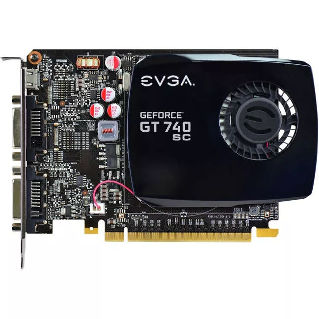 EVGA 02G-P4-2742-KR NVIDIA GEFORCE GT 740 2GB SUPERCLOCKED, 1059MHZ GPU CLOCK, 2048MB DDR3