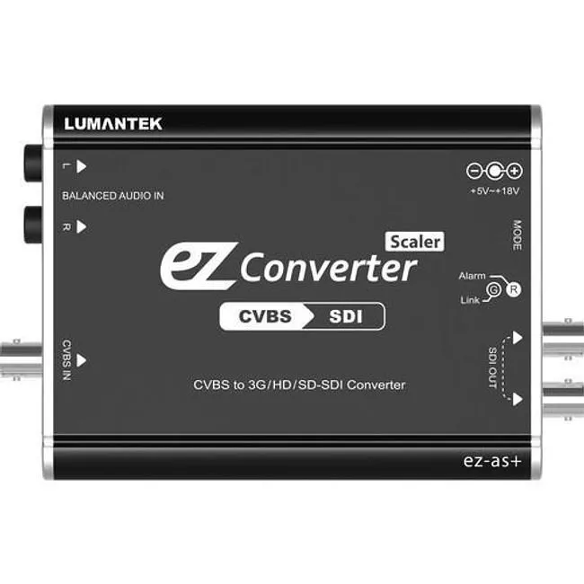 Lumantek EZ-AS+ CVBS to 3G/HS/SD-SDI Converter with Scaler
