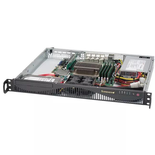 Supermicro SYS-5019C-M4L 1U Rack-Mount Barebone - Intel C242 Chipset - Socket H4 LGA-1151 - 1 X CPU