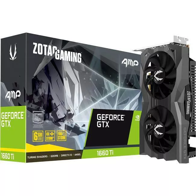 ZOTAC ZT-T16610D-10M GeForce GTX 1660TI AMP Edition