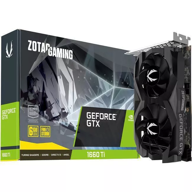 ZOTAC ZT-T16610F-10L GeForce GTX 1660TI Twin Fan