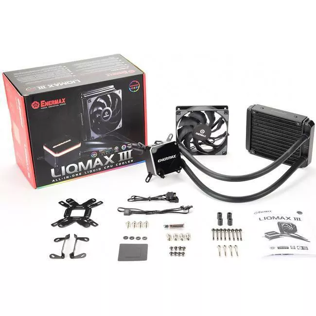 Enermax ELC-LMT120-HF LIQMAX III Liquid CPU Cooler - 4 Pin PWM - Intel/AMD
