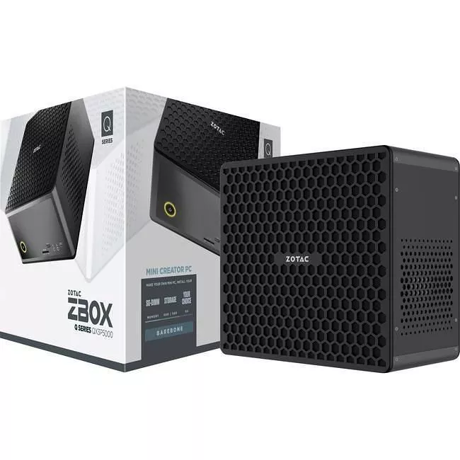 ZOTAC ZBOX-QX3P5000-U ZBOX Q Series Mini Creator PC - 1 x Intel Xeon E-2136 - NVIDIA Quadro P5000