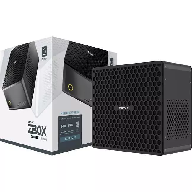 ZOTAC ZBOX-QX3P3000-U ZBOX Q Series Mini Creator PC - 1 x Intel Xeon E-2136 - NVIDIA Quadro P3000