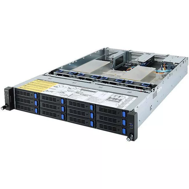 GIGABYTE R282-Z90 2U Rack-mountable Barebone - SoC - Socket SP3 - 2 x Processor Support
