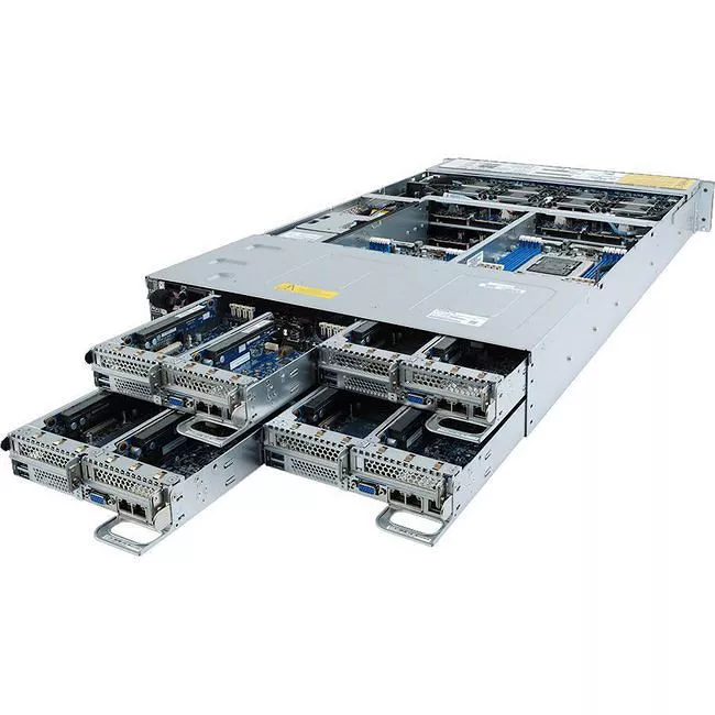 GIGABYTE H262-Z63 2U Rack-mountable Barebone - SoC - 4 Nodes - Socket SP3 - 2 x Processor Support