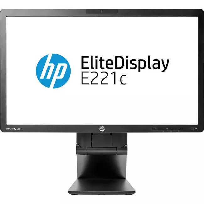 HP D9E49A8#ABA Business E221c Webcam Full HD LCD Monitor - 16:9 - Black