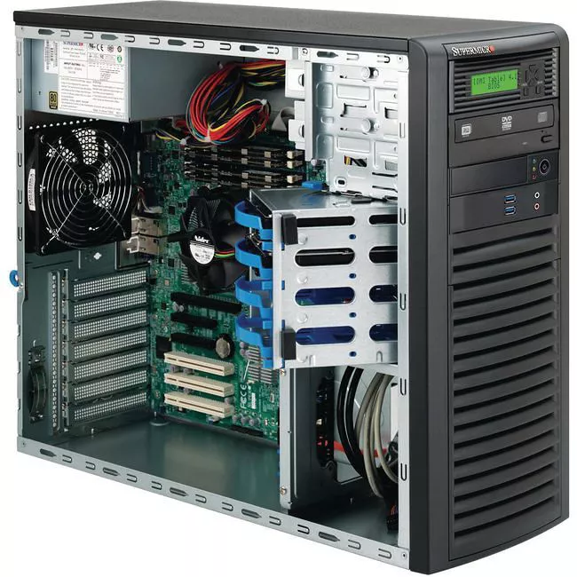 Supermicro CSE-732D3-903B SuperChassis 732D3-903B (Black) Mid-tower Chassis