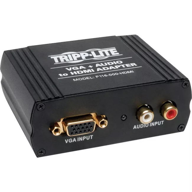 Tripp Lite P116-000-HDMI VGA with Audio to HDMI Converter Adapter for Stereo Audio and Video