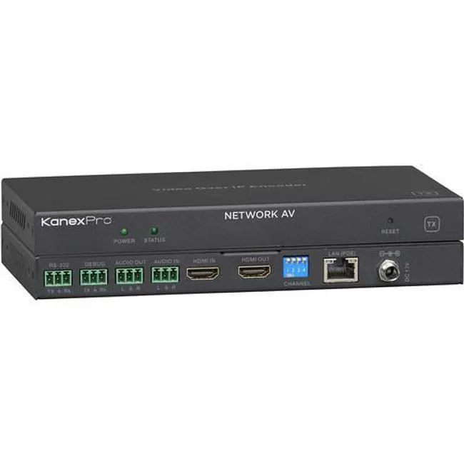 KanexPro EXT-NETAVTX NetworkAV Over IP Encoder w/ POE & RS-232
