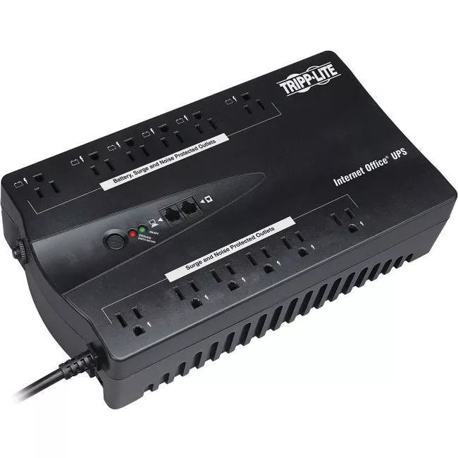 Tripp Lite INTERNET900TAA UPS 900VA 480W Desktop Battery Back Up Compact 120V USB RJ11 PC TAA