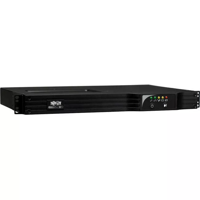 Tripp Lite SMART500RT1UTAA UPS TAA-Compliant SmartPro 120V 500VA 300W Line-Interactive UPS 1U Rack/Vertical Network Card Options USB DB9 Serial