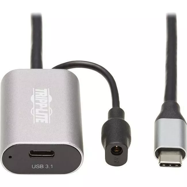 Tripp Lite U330-05M-C2C USB 3.2 Gen 1 Active Extension Cable - USB-C to USB-C (M/F) 5 Gbps Data Only 5 m (16.4 ft.)