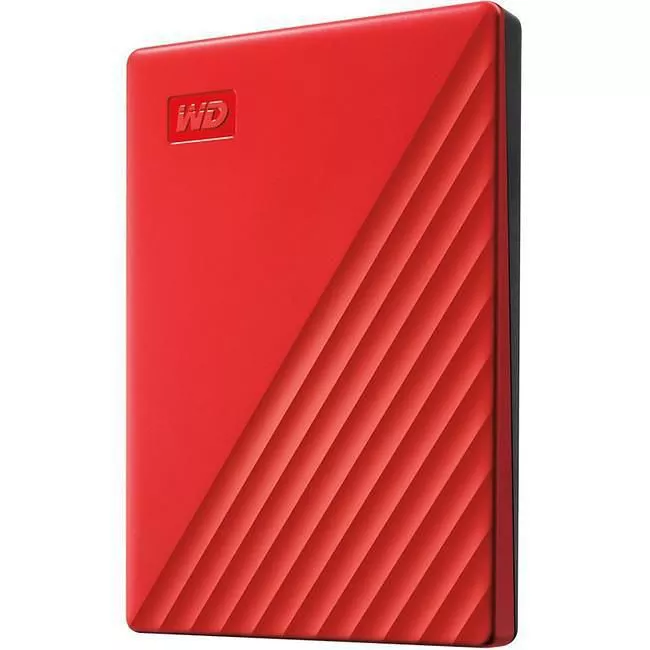 WD WDBYVG0020BRD-WESN My Passport 2 TB Portable Hard Drive - External - Red