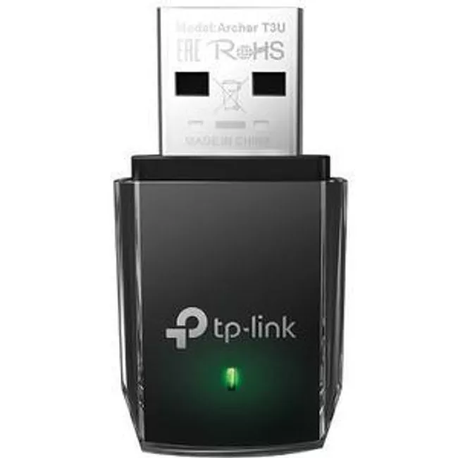TP-LINK ARCHER T3U - IEEE 802.11ac Dual Band Wi-Fi Adapter for PC Desktop/Notebook