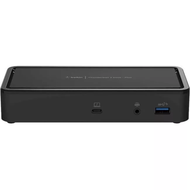 Belkin F4U109TT Thunderbolt 3 Dock Plus - Laptop Docking station - Dual 4k - 40Gbps - 60W PD-MacOS and Windows