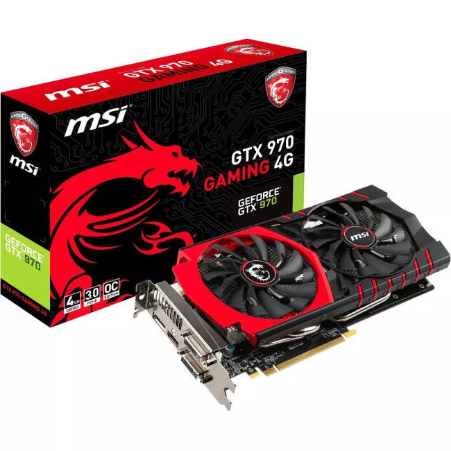 MSI GTX 970 GAMING 4G GEFORCE GTX 970 4GB GDDR5