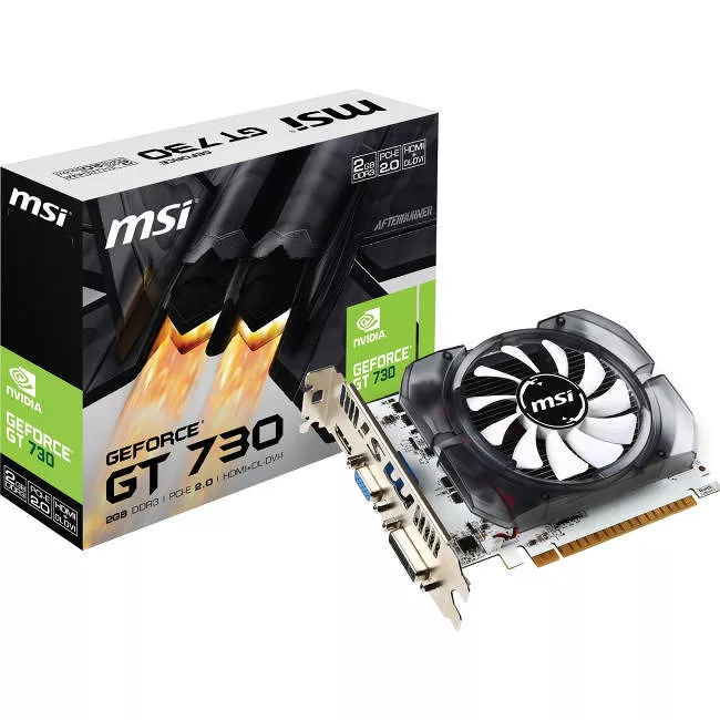 MSI N730-2GD3 GeForce GT 730 Graphic Card - 700 MHz Core - 2 GB DDR3 SDRAM - PCI-E 2.0 x16