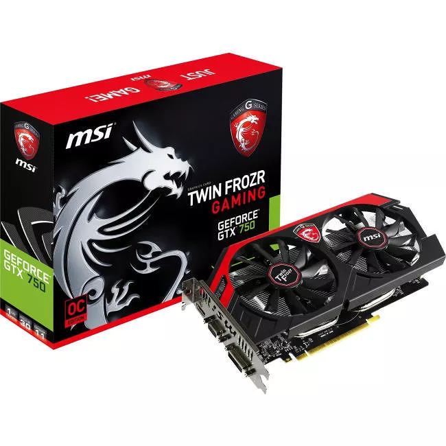MSI N750 TF 2GD5/OC GEFORCE GTX 750 PCIE 2GB GDDR5