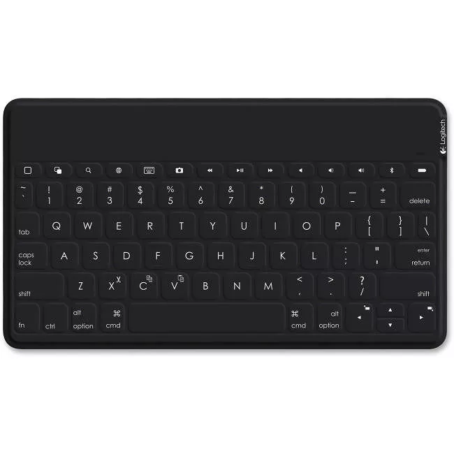 Logitech 920-006701 Keys-To-Go Super-Slim and Super-Light Bluetooth Keyboard for iPhone, iPad, and Apple TV - Black