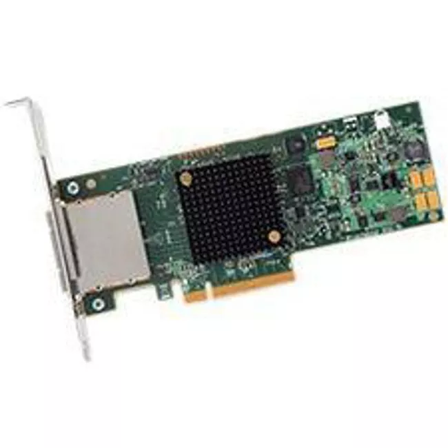 Broadcom H5-25427-00 8 External Port 6 Gb/s SAS Controller - LSI00300 / SAS 9207-8E SGL