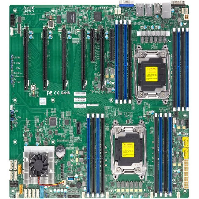 Supermicro MBD-X10DRG-Q-O Server Motherboard - 2x Socket LGA 2011-v3 - Intel C612 - 16x DDR4 - RAID - 4x PCIe x16 - 3x RJ-45 - Proprietary Form Factor