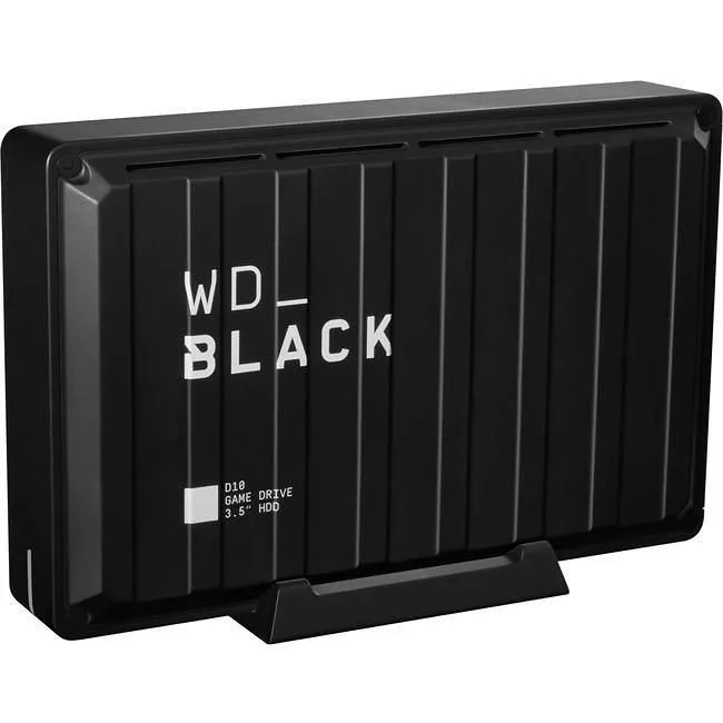 WD WDBA3P0080HBK-NESN Black D10 WDBA3P0080HBK 8 TB Desktop Hard Drive - External - Black