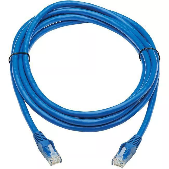 Tripp Lite N201P-010-BL Eaton Tripp Lite Series Cat6 Gigabit Snagless Molded UTP Ethernet Cable (RJ45 M/M), PoE, CMR-LP, Blue, 10 ft. (3.05 m)