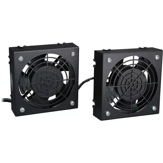 Tripp Lite SRXFANWM SmartRack Wall-Mount Roof Fan Kit - Dual 230V High-Performance Fans 210 CFM 3 ft. (0.91 m) Cord C14 Input