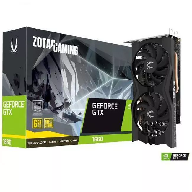 ZOTAC ZT-T16600K-10B ZOTAC GeForce GTX 1660 Mini 6 GB GDDR5 Graphics Card