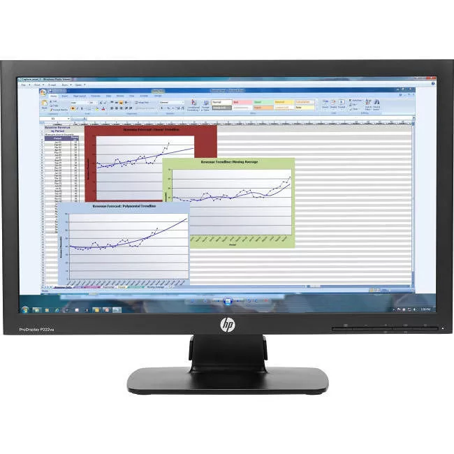HP K7X30A8#ABA Business P222va Full HD LCD Monitor - 16:9 - Black