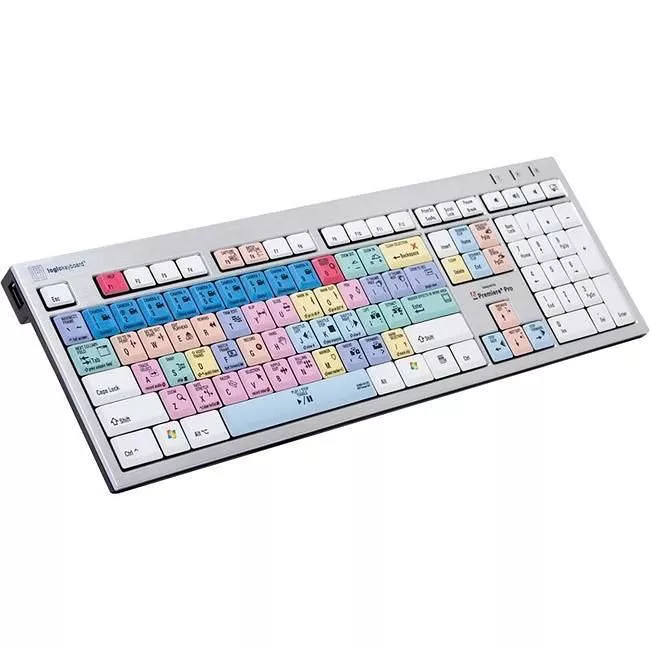 Logickeyboard LKBU-PPRO6-AJPU-US Adobe Premiere Pro CS6 PC Slim Line US Keyboard