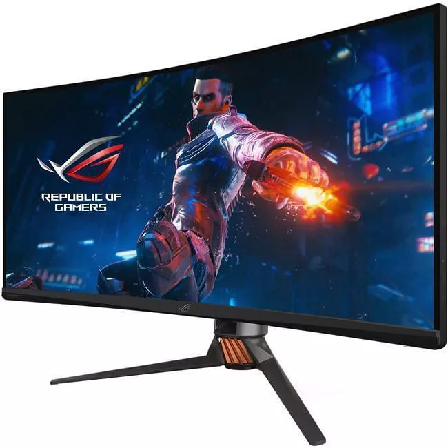 ASUS 90LM03T0-B013B0 Swift PG35VQ 35" UW-QHD Curved Screen LED Gaming LCD Monitor - 21:9 Armor Titanium