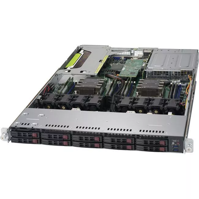 Supermicro SYS-1029UX-LL1-C16 1U Server - 2 X Intel Xeon Gold 6244 8C 3.60 GHz - 192 GB DDR4 SDRAM