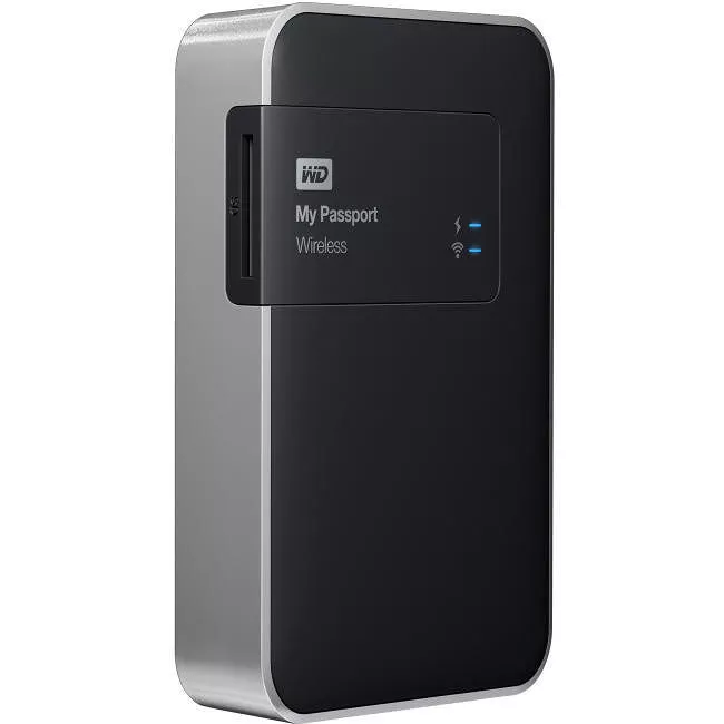 WD WDBDAF0020BBK-NESN My Passport Wireless Network Hard Drive - 2 TB - 256 MB