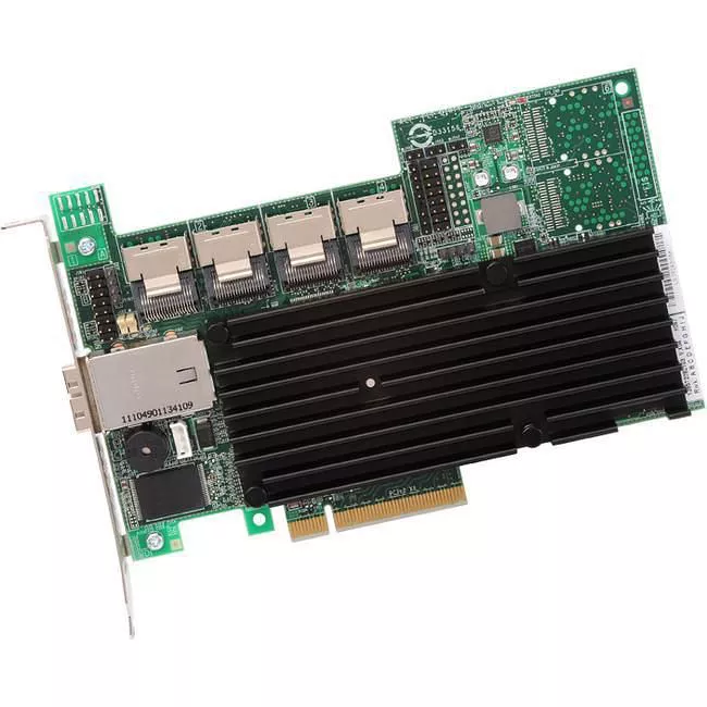 LSI LSI00210 16 Int / 4 Ext Port 6 Gb/s SAS Controller - L5-25243-07 / SAS 9280-16I4E SGL