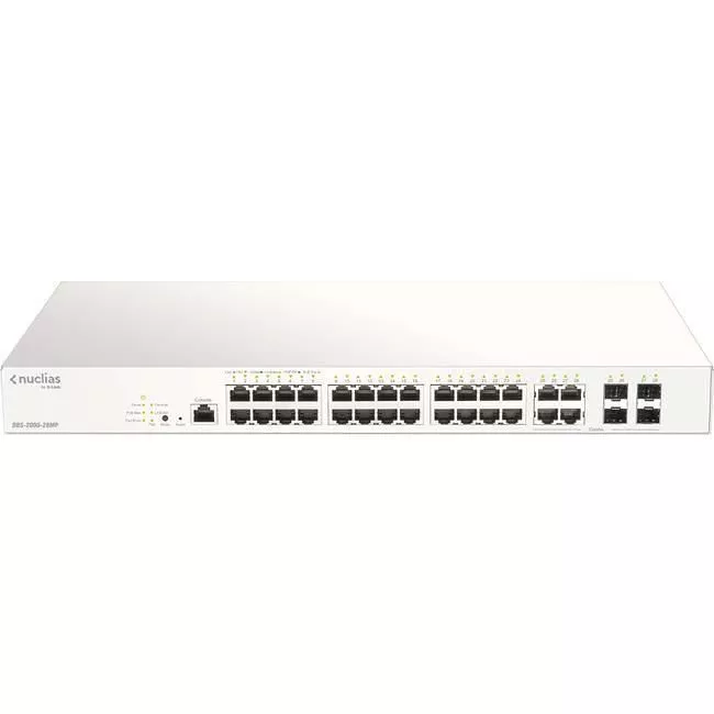 D-Link DBS-2000-28MP 28-Port Nuclias Cloud-Managed PoE Switch